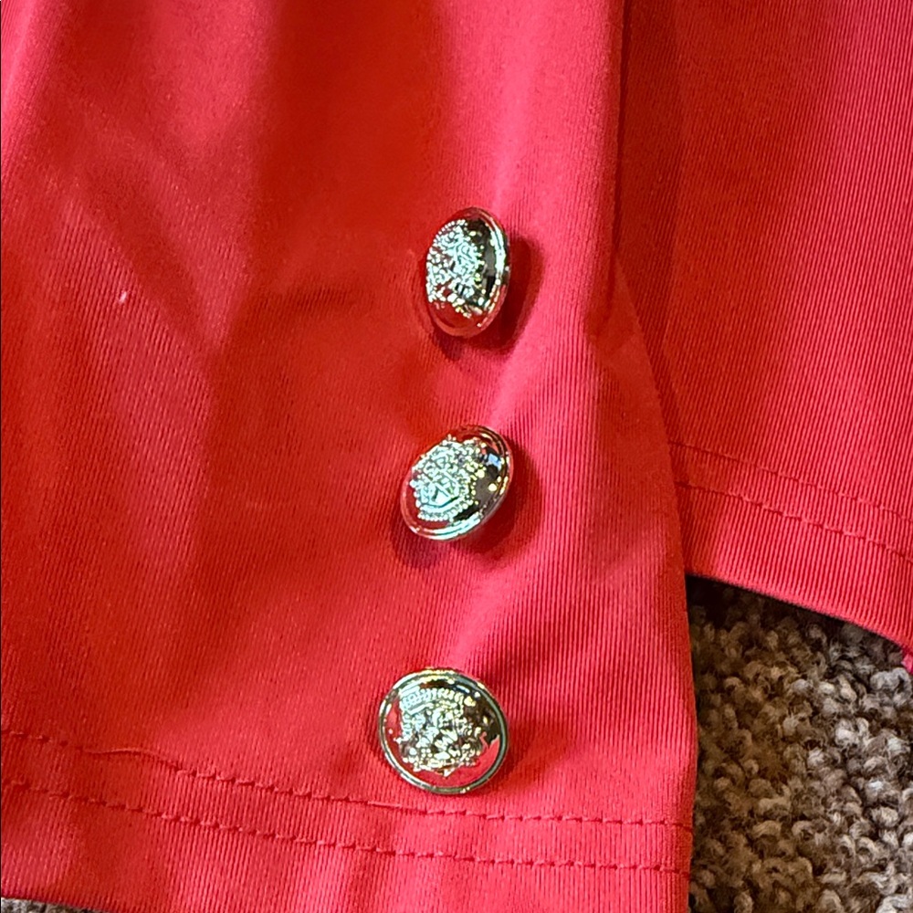 Red Button-Up Jacket - Picture 2 of 4